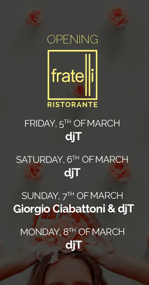 Fratelli Ristorante opening day