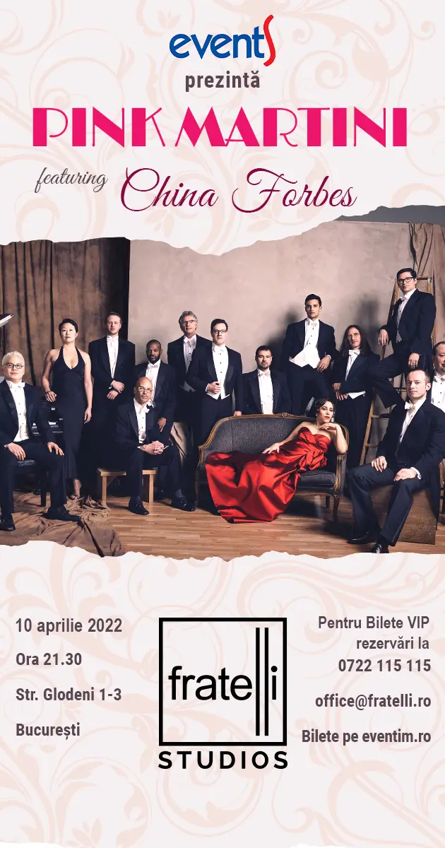 Pink Martini live la Fratelli Studios!