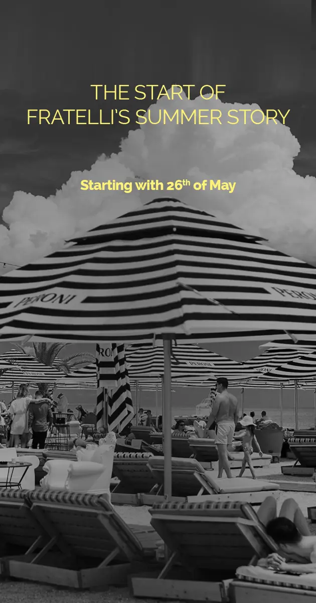 The start of Fratelli’s summer story!