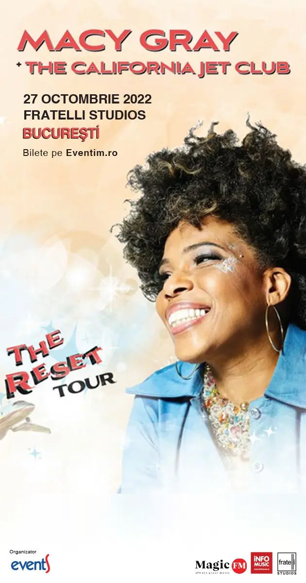 Macy Gray live pe 27 Oct la Fratelli!