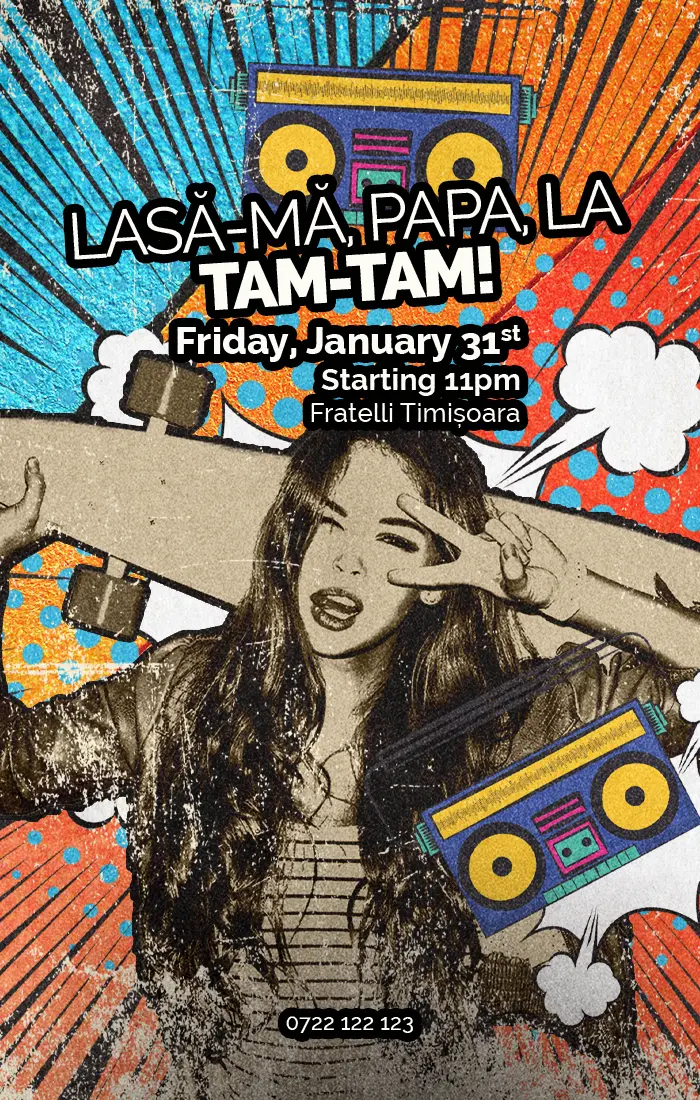 Lasă-mă, papa, la TAM-TAM! 🎶✨